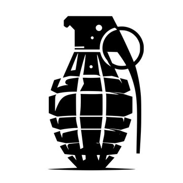 hand grenade vector