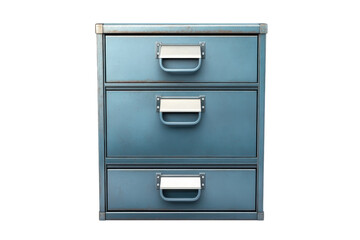 Organizing the past a vintage metal file cabinet preserving stories and on transparent background