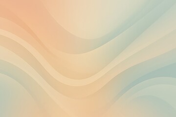 Abstract pastel wavy background with smooth flowing gradient curves, soft peach and lavender color tones, minimalist design, modern aesthetic, elegant fluid texture, stylish digital art backdrop