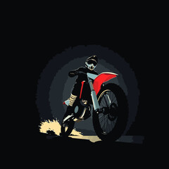 motocross vector art