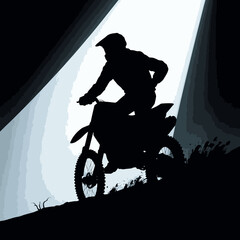 motocross vector art