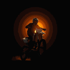 motocross vector art