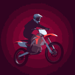 motocross vector art