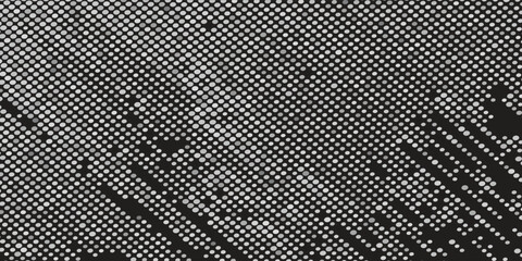 Stippled radial brush strokes. Grain dotted gradient collection. Grunge sprinkle spray texture. Dirty dust sand noise round elements. Splattered dotted overlay set. White splashed stains spots vector