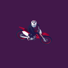 motocross vector art