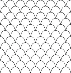 Mermaid scale seamless Background. Geometric Seamless Vector Pattern.