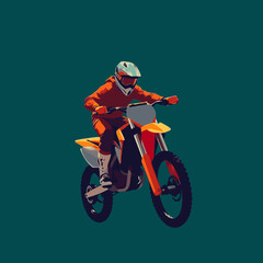 motocross vector art