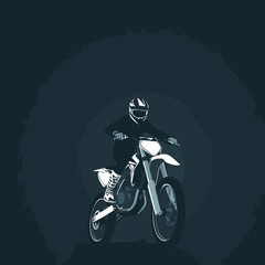 motocross vector art