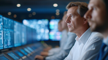 Engineers Using SCADA Systems for Industrial Process Control