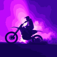 motocross vector art