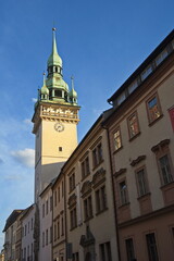 Tower of Old Town Hall in Brno, South Moravian Region, Czech Republic, Europe, Central Europe
