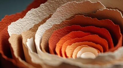 Abstract Textured Layers Close Up