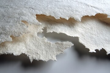 Abstract Textured Torn Paper Edge Background