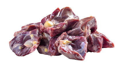 Obraz premium Raw duck gizzard, clean and trimmed,