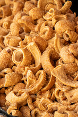 Crispy Fried Pork Rinds at Spanish Market
