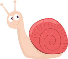 Cute snail clipart design illustration  © Dave