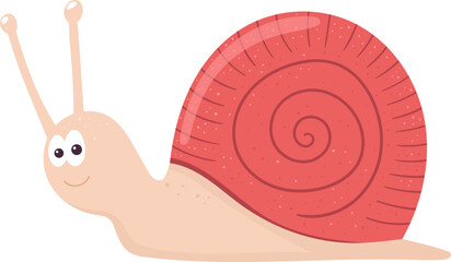 Cute snail clipart design illustration  © Dave