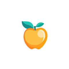 My Simple flat 2D icon apple isolated on transparent background, vector, flat design, animation design, vector, flat design, animation design, simple flat 2D icon, minimalist design, clipart