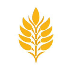 My Simple flat 2D icon corn isolated on transparent background, vector, flat design, animation design, vector, flat design, animation design, simple flat 2D icon, minimalist design