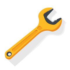 My Simple flat 2D icon wrench isolated on transparent background, vector, flat design, animation design, vector, flat design, animation design, simple flat 2D icon, minimalist design