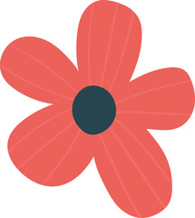 Flowers clipart design illustration