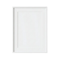 White picture frame with wide border