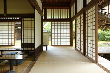 Traditional japanese interior in Kyoto