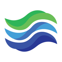 vector illustration of an abstract wave