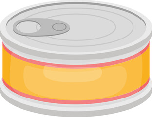 Food can clipart design illustration
