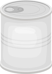 Food can clipart design illustration
