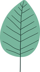 Tree leaf drawing clipart design illustration