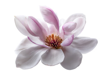 Blooming magnolia flower in nature
