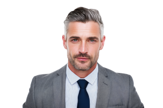 Professional man portrait in studio