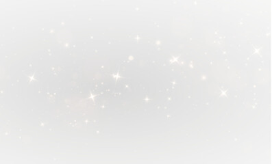 Abstract festive background with gold glitter, Christmas particles, glowing light flare, confetti,...