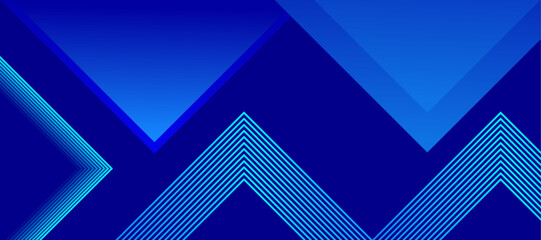 Obraz premium Abstract blue geometric shape background. Vector illustration.
