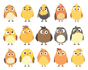 Little bird drawing clipart design illustration