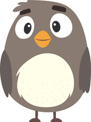 Little bird drawing clipart design illustration