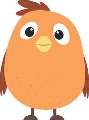 Little bird drawing clipart design illustration