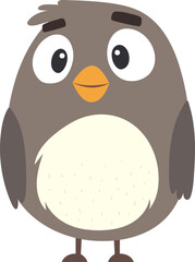 Little bird drawing clipart design illustration