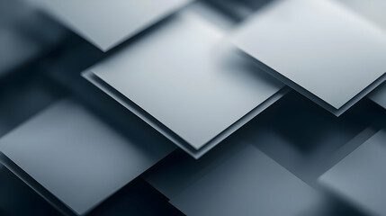 Abstract Geometric Pattern With Overlapping Squares