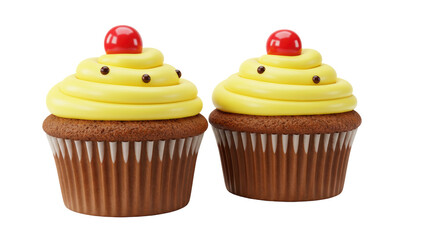 Isolated Cupcakes