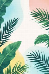 green leaves background