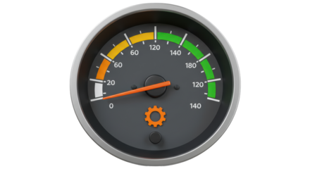 Isolated Speedometer