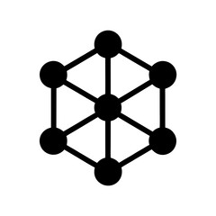 Node Icon Vector Flat and Clean Look Isolated