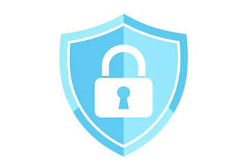 vector lock icon on white background