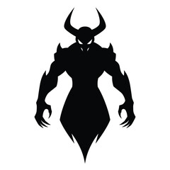 vector illustration of a bull