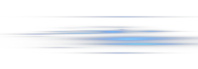 Glowing Cyan Neon Light Lines with Blue Motion Trails and Shine Wave. Starburst Flare, Transparent Overlay, and Tech Light Effect for Sci-Fi, Futuristic UI, or Abstract Vector Design © TOMA