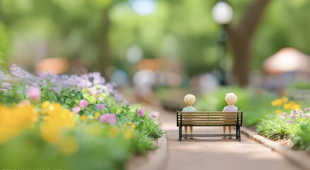 Serenity in the Park: A Relaxing Moment