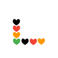 juneteenth heart decoration