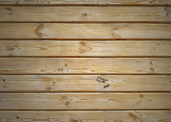 Fototapeta premium wooden number of parallel wooden logs texture